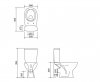 CERSANIT - Wc kompakt 613 ARTECO 010 New CleanOn z deską duroplastową, antybakteryjną, wolnoopadającą z funkcją łatwego wypinania  K667-052